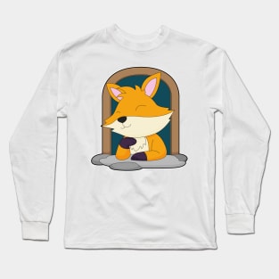 Fox in a Window Long Sleeve T-Shirt